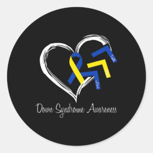 World Down Syndrome Day To Fight Cancer Ideas Down Classic Round Sticker