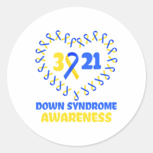World Down Syndrome Day To Fight Cancer Ideas Down Classic Round Sticker