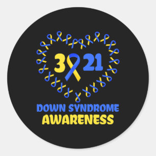 World Down Syndrome Day To Fight Cancer Ideas Down Classic Round Sticker