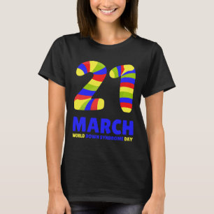 World Down Syndrome Day Women Kids  T-Shirt