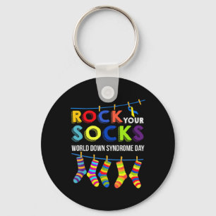 World Down Syndrome Day Your Socks Awareness Key Ring