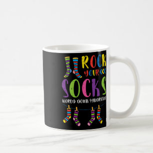 World Down Syndrome Rock Your Socks Awareness Men Coffee Mug