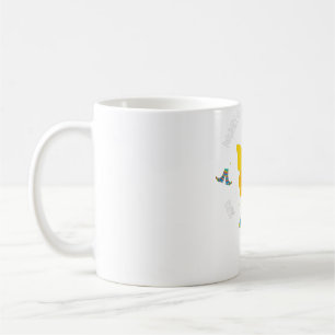 World Down Syndrome socks butterfly in the sky Coffee Mug