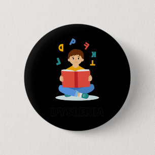 World Dyslexia Awareness Day Racerback  6 Cm Round Badge