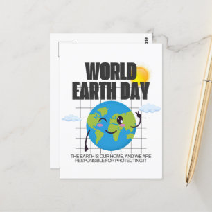 World Earth Day - April 22 Protect Our Planet Postcard