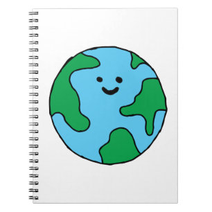 World Ecofriendly Icon Happy Earth Clipart Ecofrie Notebook