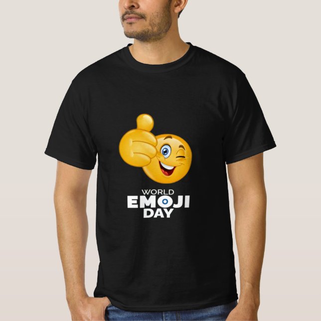 World Emoji Day lover tshirt (Front)