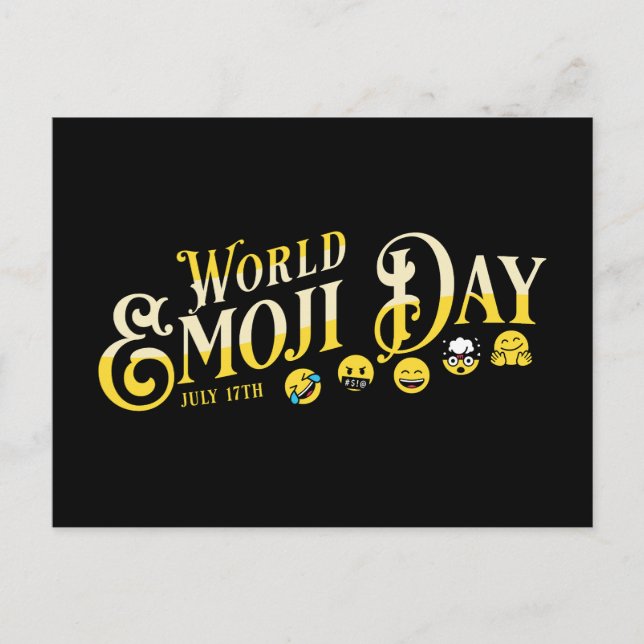 World Emoji Day Postcard (Front)