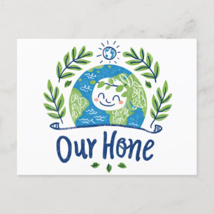 World Environment Day - Happy Earth Illustration Holiday Postcard