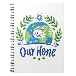 World Environment Day - Happy Earth Illustration Notebook