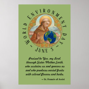 World Environment Day & St Francis of Assisi Poster