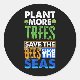 World Environment Earth Day Environmental Sustaina Classic Round Sticker
