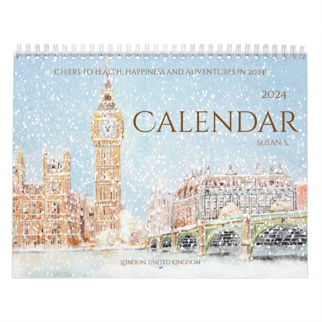 World famous Landscape  painting  calendar 2024  (Cover)