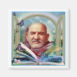 World famous Saint  Neem Karoli Baba  ji Magnet