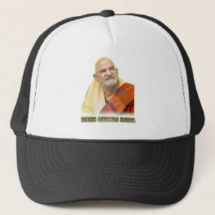 World famous Saint  Neem Karoli Baba  ji Trucker Hat
