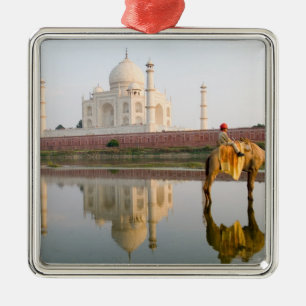World famous Taj Mahal temple burial site at Metal Tree Decoration