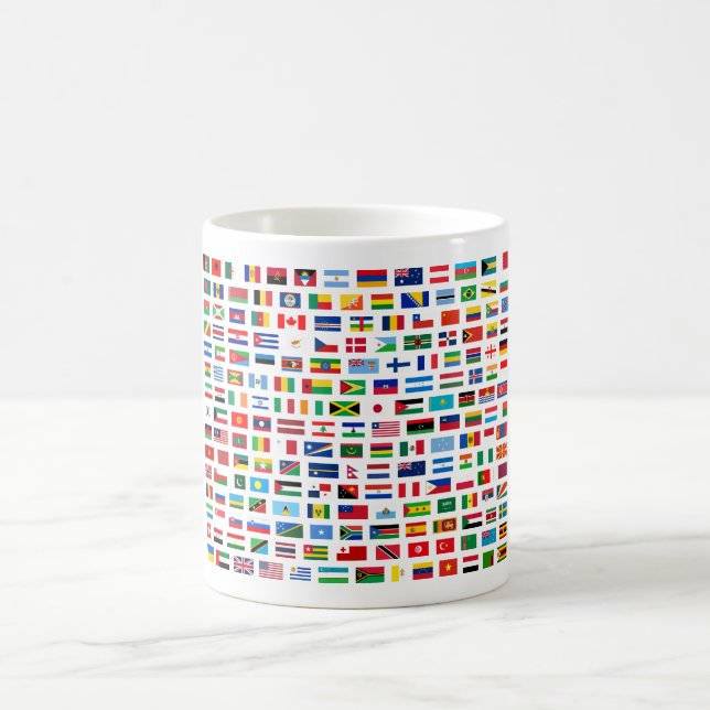 World flags coffee mug (Center)