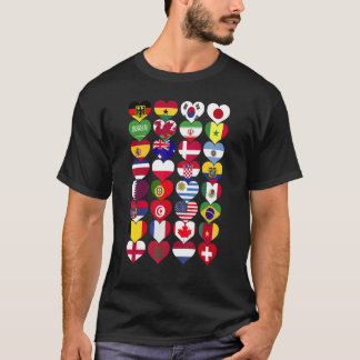 World Flags Countries of the World International T-Shirt