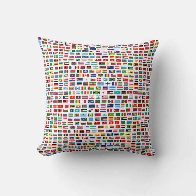 World flags cushion (Front)