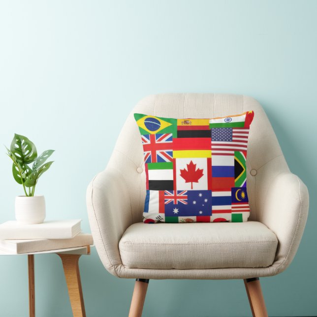 World Flags Cushion (Chair)