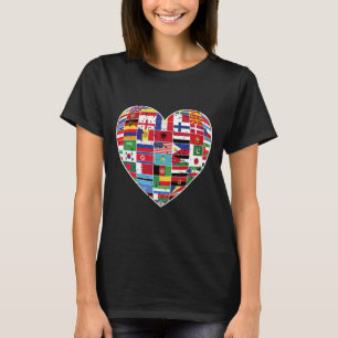 World Flags Earth Day T-Shirt