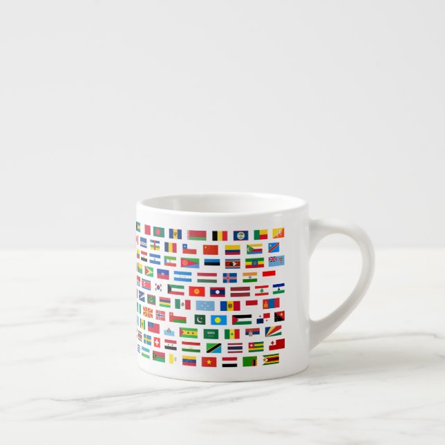 World flags espresso cup (Right)