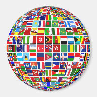 World Flags Globe, International,