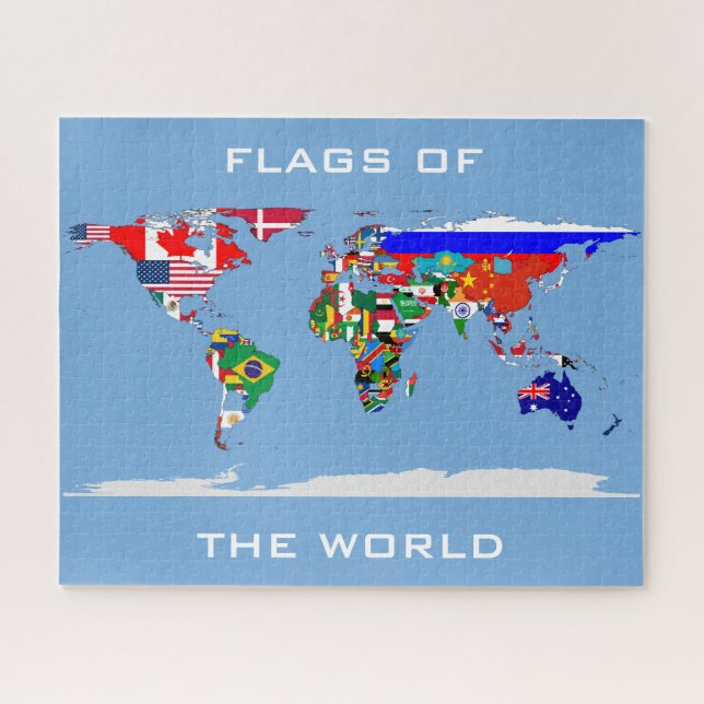 world flags jigsaw puzzle (Horizontal)