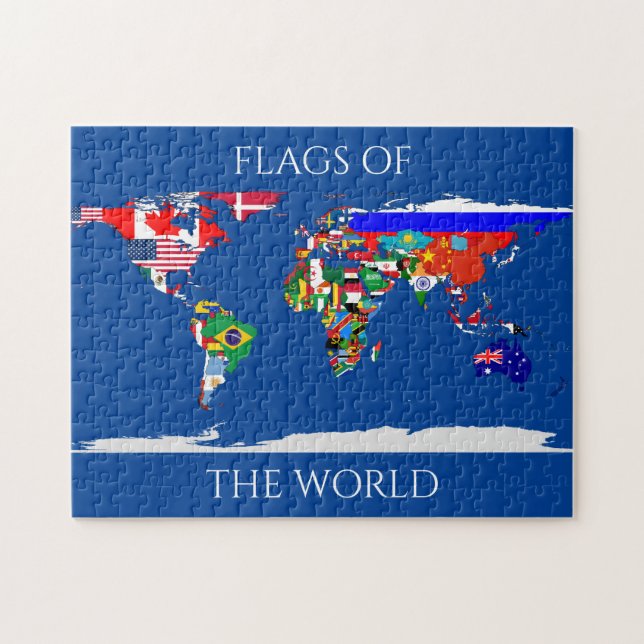 world flags jigsaw puzzle (Horizontal)