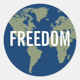 World Freedom Sticker