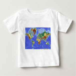 World Geographic International Map Baby T-Shirt