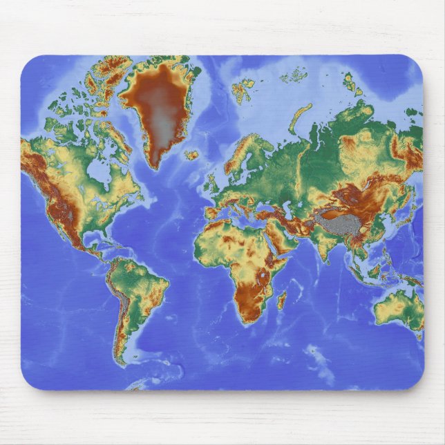 World Geographic International Map Mouse Pad (Front)