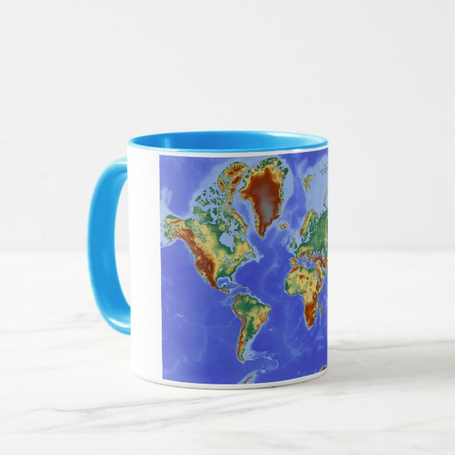 World Geographic International Map Mug (Front Left)