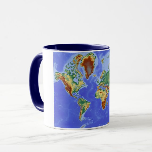 World Geographic International Map Mug (Front Left)
