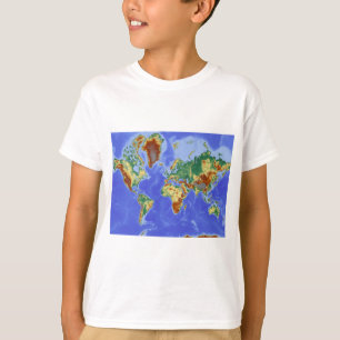 World Geographic International Map T-Shirt