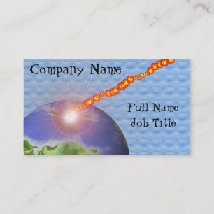 World Globe Construction Business Card