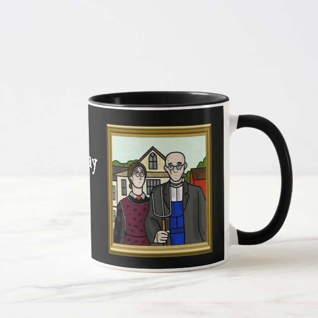 World Goth Day American Gothic Mug (Right)