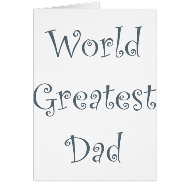 World Greatest Dad (Front)