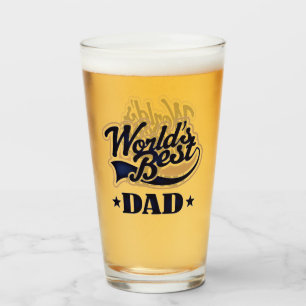 World Greatest Dad Glass