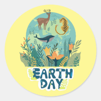 World Health Day Health For All Classic Round Sticker