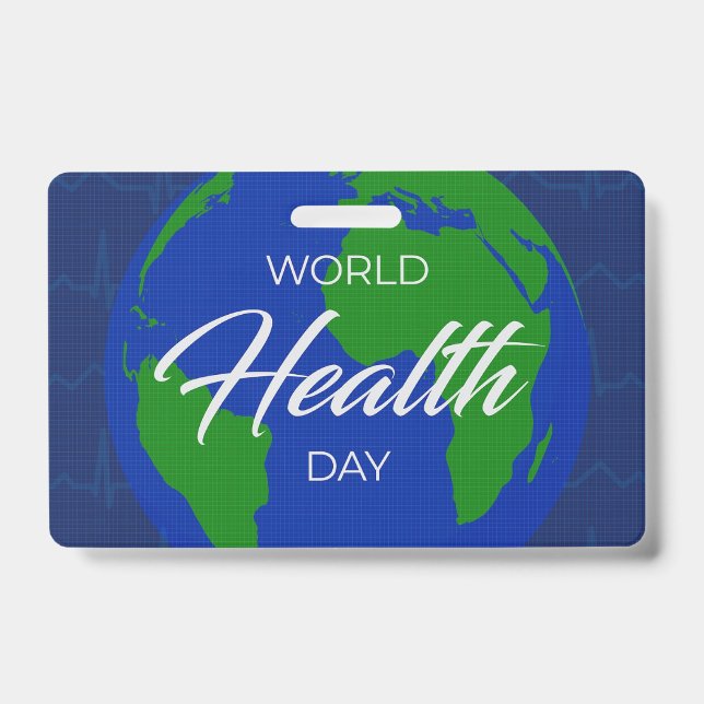 World Health Day ID Badge (Front)