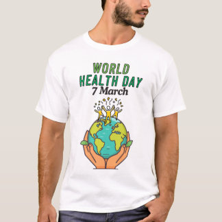 World Health Day PNG Sticker for T-Shirts. T-Shirt