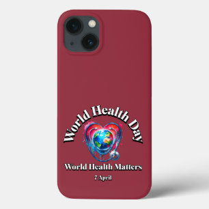 World Health Matters. World Health Day. iPhone 13 Case