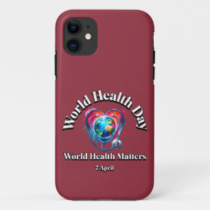 World Health Matters. World Health Day.  iPhone 11 Case