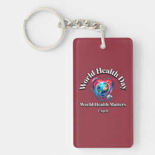 World Health Matters. World Health Day. Key Ring