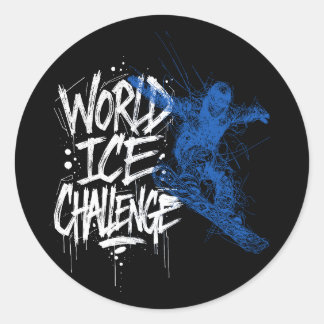 World Ice Challenge Classic Round Sticker