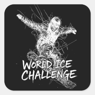 World Ice Challenge Square Sticker