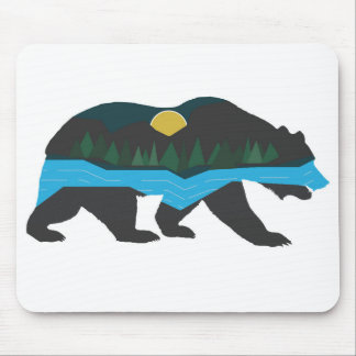 World in a Bear Mouse Pad