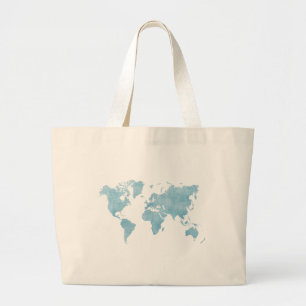 World in Blue Tote Bag