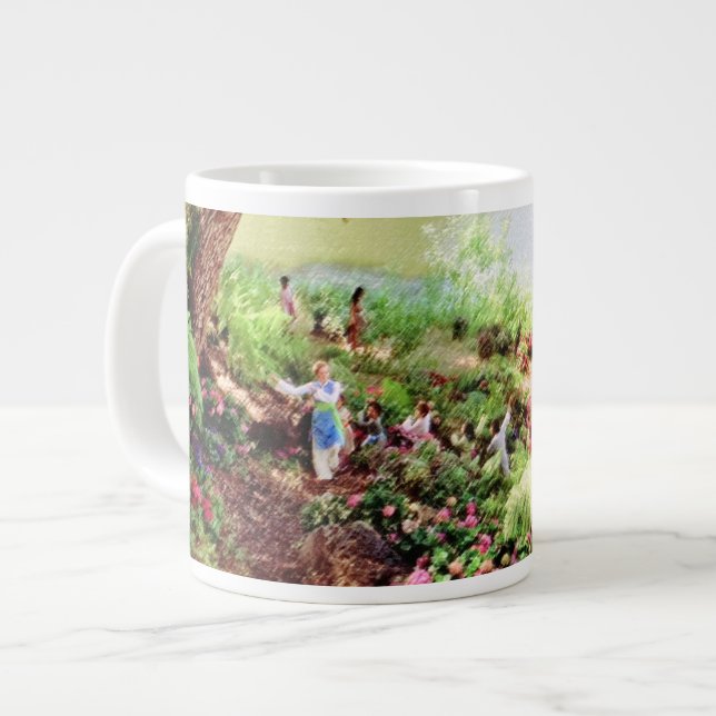 WORLD IS A CIRCLE Jumbo Mug (Front Left)